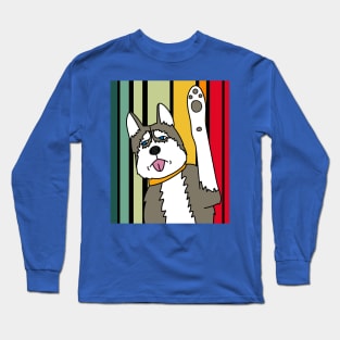 Best Retro Dog Owner Of All Time Long Sleeve T-Shirt